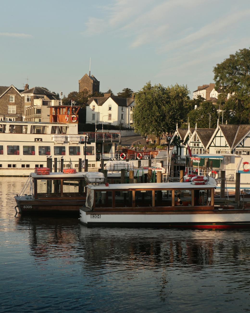 tranquil evening at lake windermere england